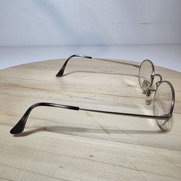 Ray-Ban Oval Half Rimless Eyeglasses RB6547 2538 49□22 145 Frame Only Silver Ton - Picture 5 of 8